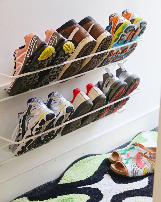 AIRO White shoe rack with asics sneaker Schuhregal image by girlonkicks