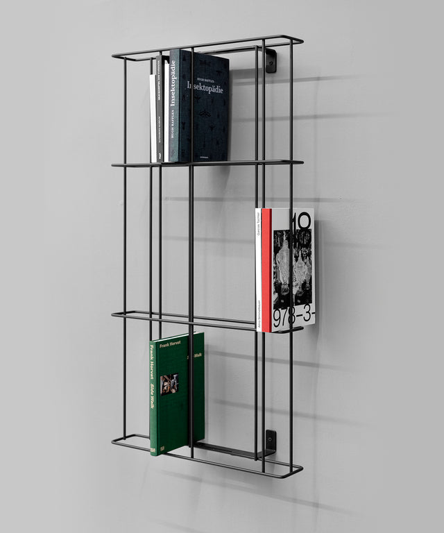 GRID shelf Black - Result Objects – Bücherregal Schwarz
