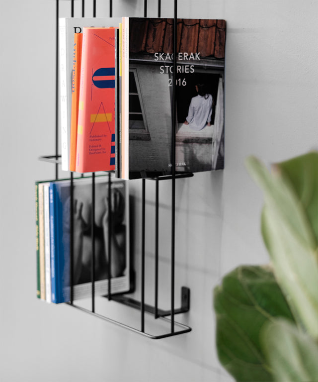 GRID shelf Black - Result Objects – Bücherregal Schwarz