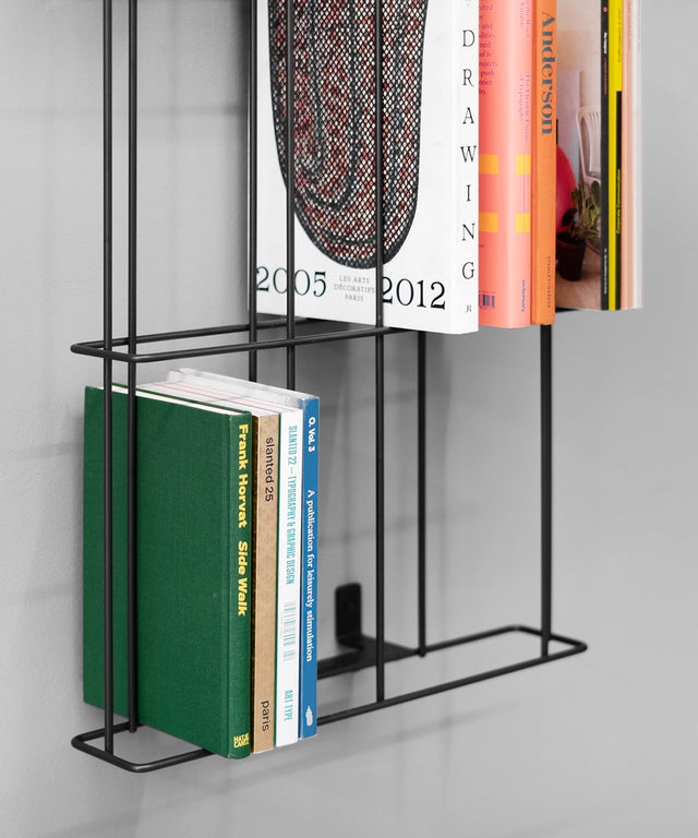 GRID shelf Black - Result Objects – Bücherregal Schwarz
