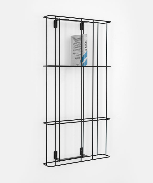 GRID shelf Black - Result Objects – Bücherregal Schwarz