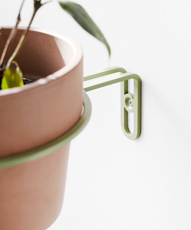 PLANTY ring wall planter Green Edition – Result Objects – Pflanzenring für die Wand Edition Grün
