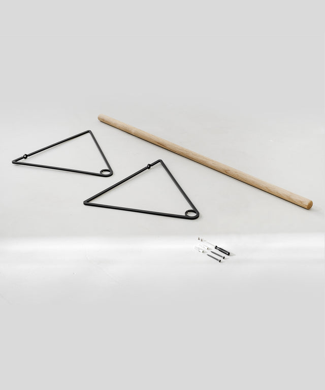 SOLID coatrack Black - Result Objects – SOLID Garderobe Schwarz Komponenten