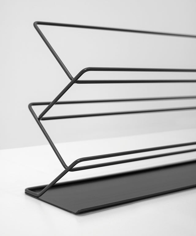 STEP shoe shelf Black - Result Objects – STEP Schuhregal Schwarz