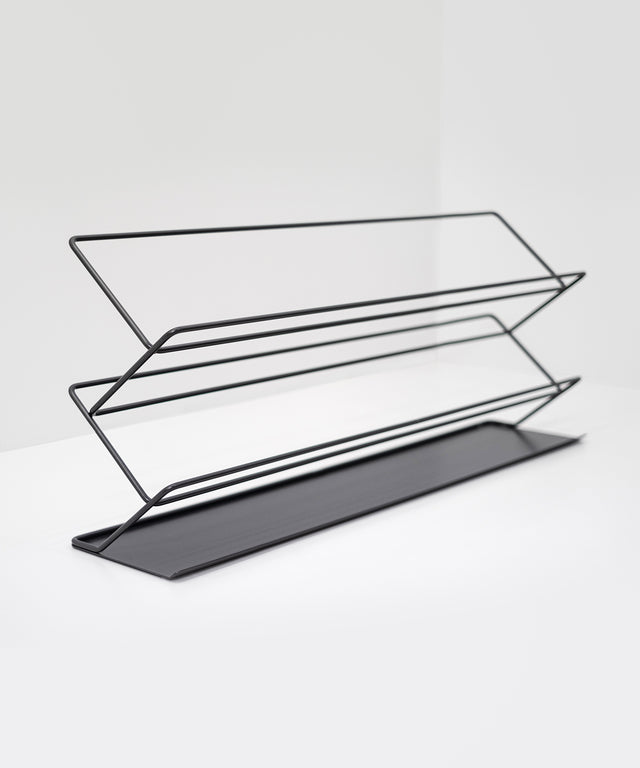STEP shoe shelf Black - Result Objects – STEP Schuhregal Schwarz
