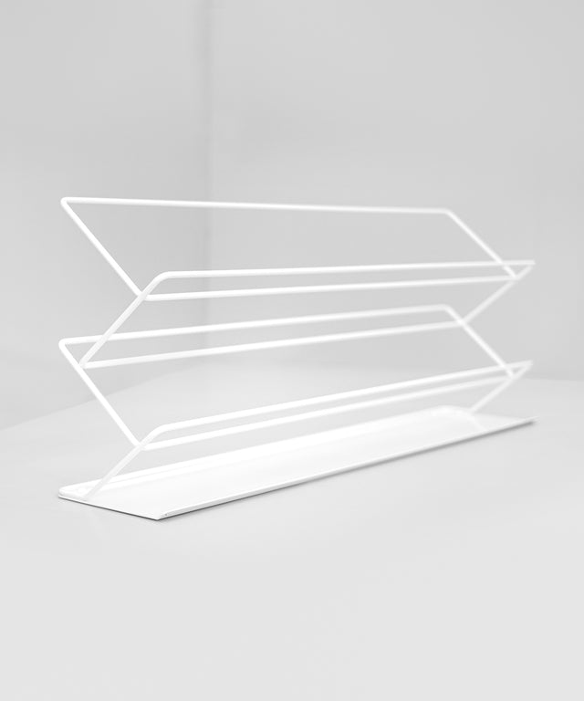 STEP shoe shelf White - Result Objects STEP Schuhregal Weiß