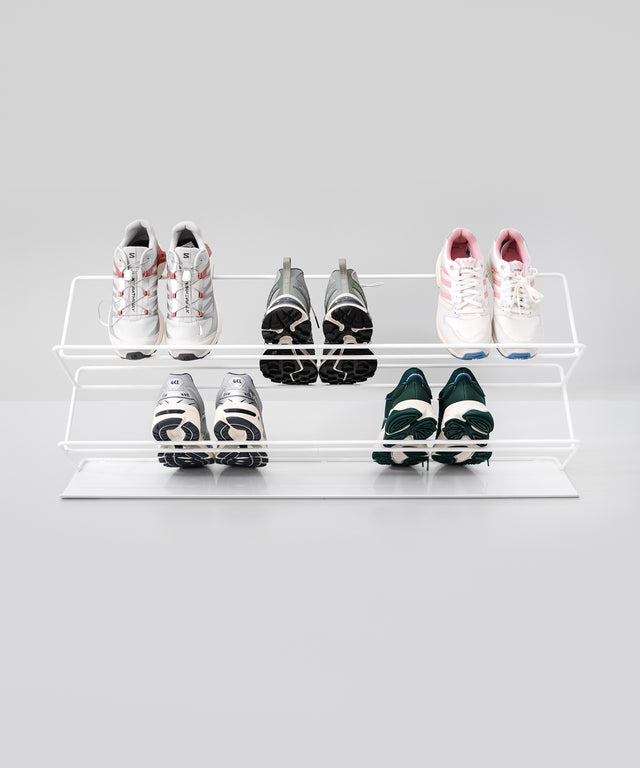 STEP shoe shelf White - Result Objects STEP Schuhregal Weiß