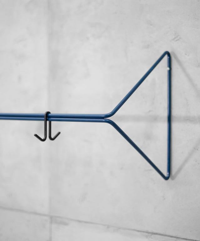 Result Objects coatracks clothes rails SYNC Garderobe Blau coatrack Blue Edition