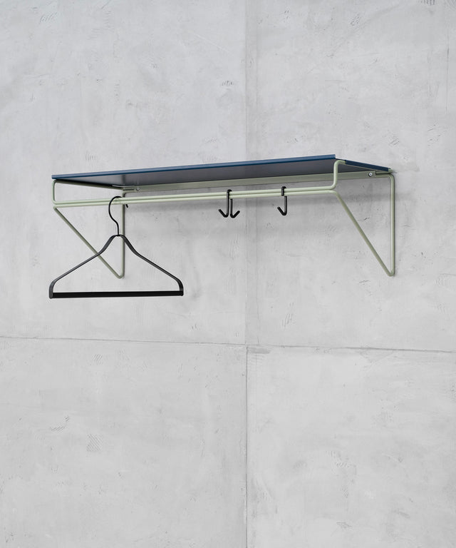 TRAFIC coatrack Green Blue - Result Objects – Garderobe Grün Blau