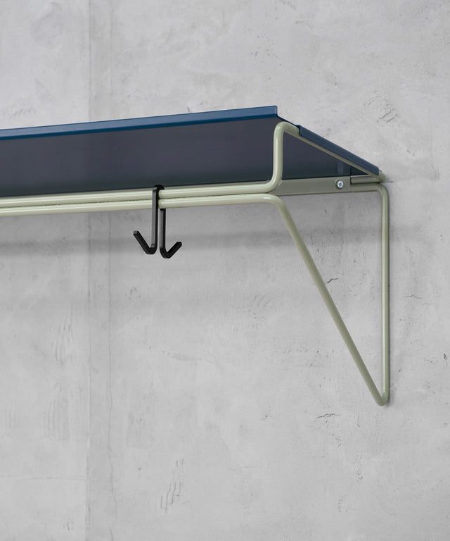 TRAFIC coatrack Green Blue - Result Objects – Garderobe Grün Blau