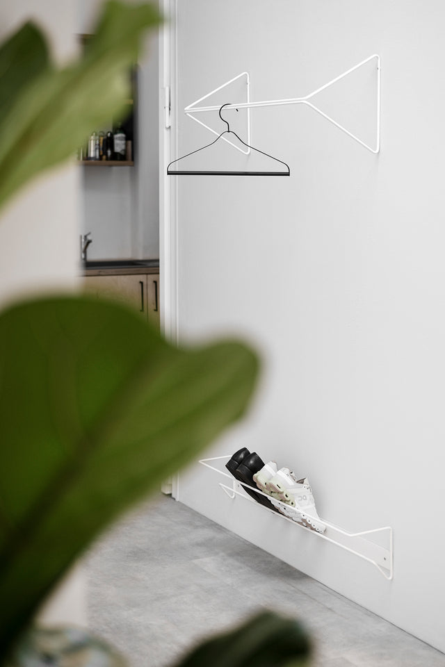 AIRO shoe rack White – Result Objects Schuhregal Weiß Schuhablage Wand