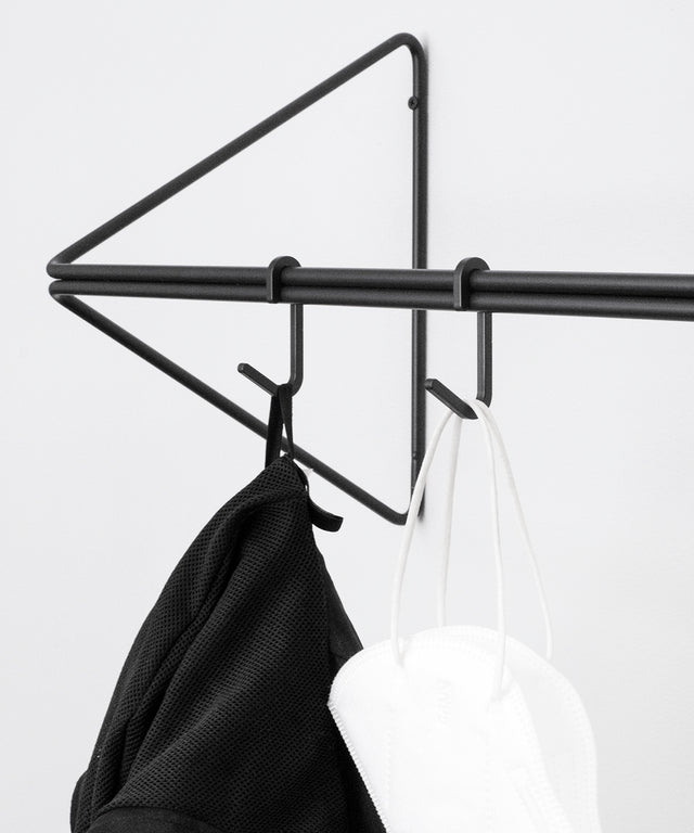 SYNC coatrack Black - Result Objects - SYNC Garderobe Schwarz